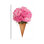 Crème glacée avec pivoines par Valeriya Korenkova - impression sur toile tendue