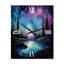 Horloge murale Aurora Borealis-99630057