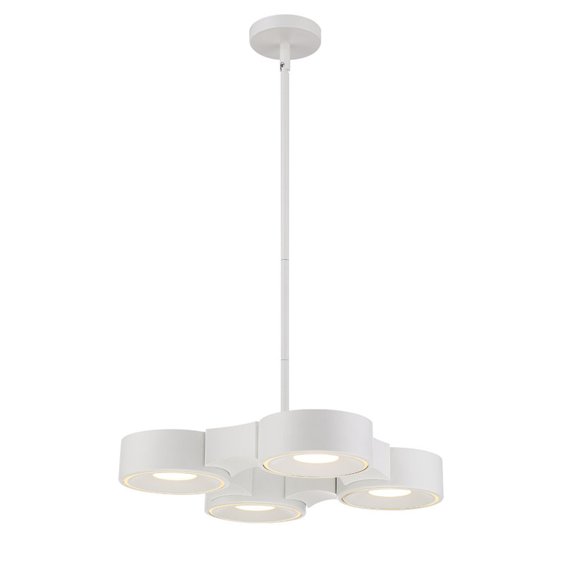 Luminaire suspendu géométrique 4 lumières Stavro