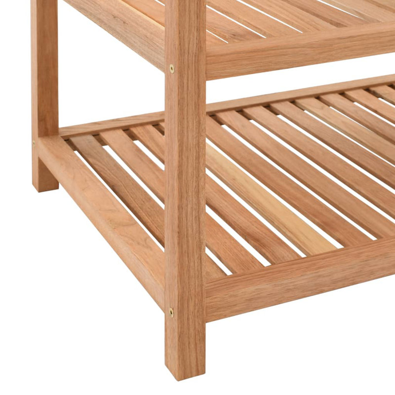Croskey Solid Wood Freestanding Bathroom Shelves
