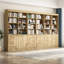Bibliothèque de rangement 78,7 po x l 142 po avec 6 tablettes et 4 niveaux-245182078