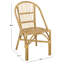 Fauteuil en rotin tissé Oksana
