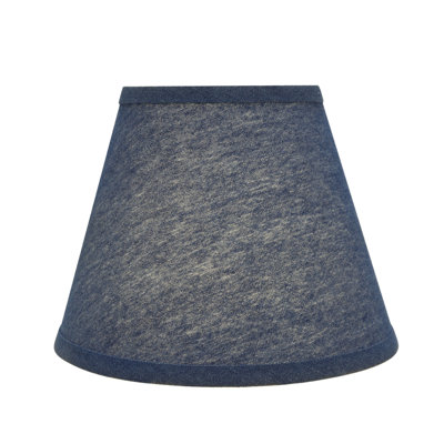 7'' H Denim Fabric Empire Lamp Shade