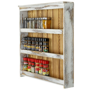 Evelots 3-Tier Spice Rack-Door/Wall Mounted-Sturdy Coated Metal-Up to 18  Bottles