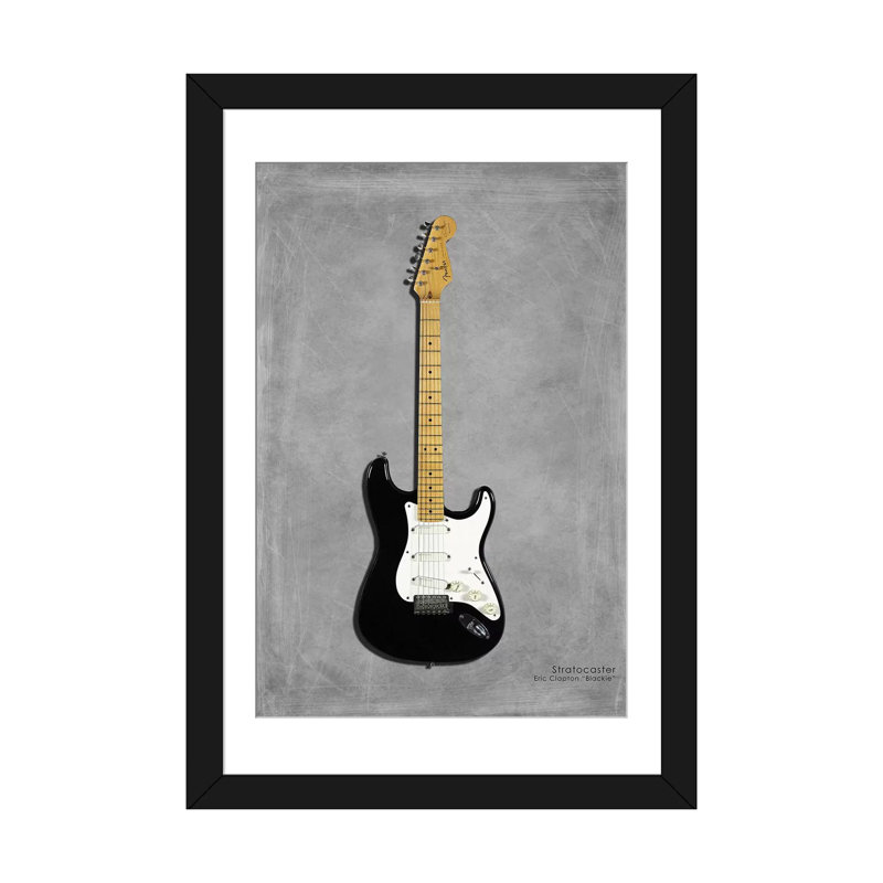 « garde-eclaptonsig blackie 77 », impression sur toile tendue, H 24 po x l 16 po x P 1 po, Papier d'art encadré noir, Blanc