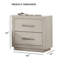 Mobilier de chambre à coucher style transitionnel 1pc