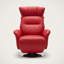Fauteuil inclinable électrique pivotant de 320 degrés en cuir italien Eclipse-676204631