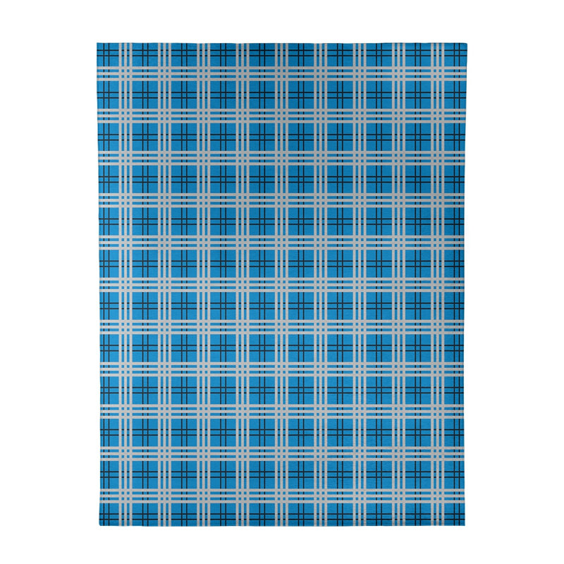 Plaid Indoor Rug, Rectangle 8' x 10'