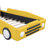 Twin Size Race Car-Shaped Platform Bed With Wheels-1117758031