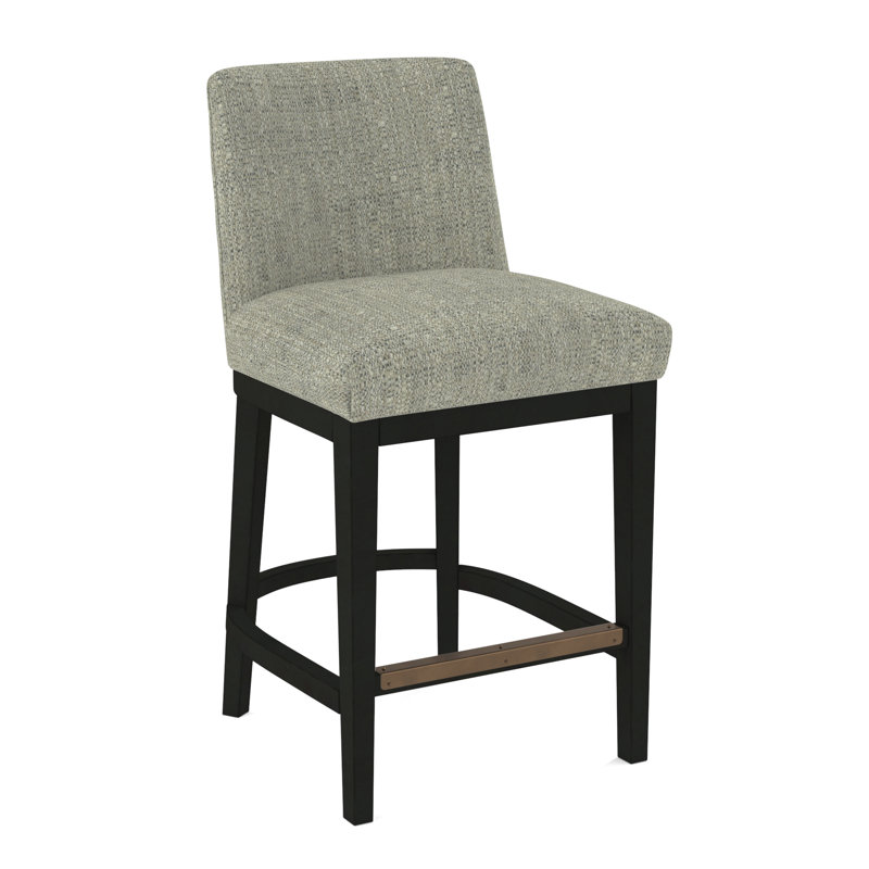 Upholstered Stool, Black, 61614-35