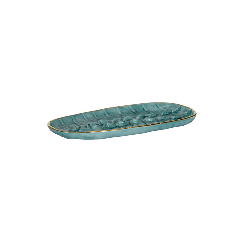 Crocodile Ceramic Decorative Tray