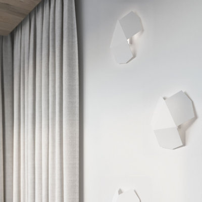 Steel Flush Mounted Sconce