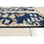 Tapis bleu en laine noué à la main Marianely