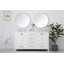 Ensemble de meuble-lavabo double 60 "Irene-663359799