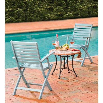 Chaise de patio pliante Erkerd