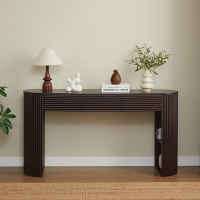 Console moderne à 3 tiroirs Nara