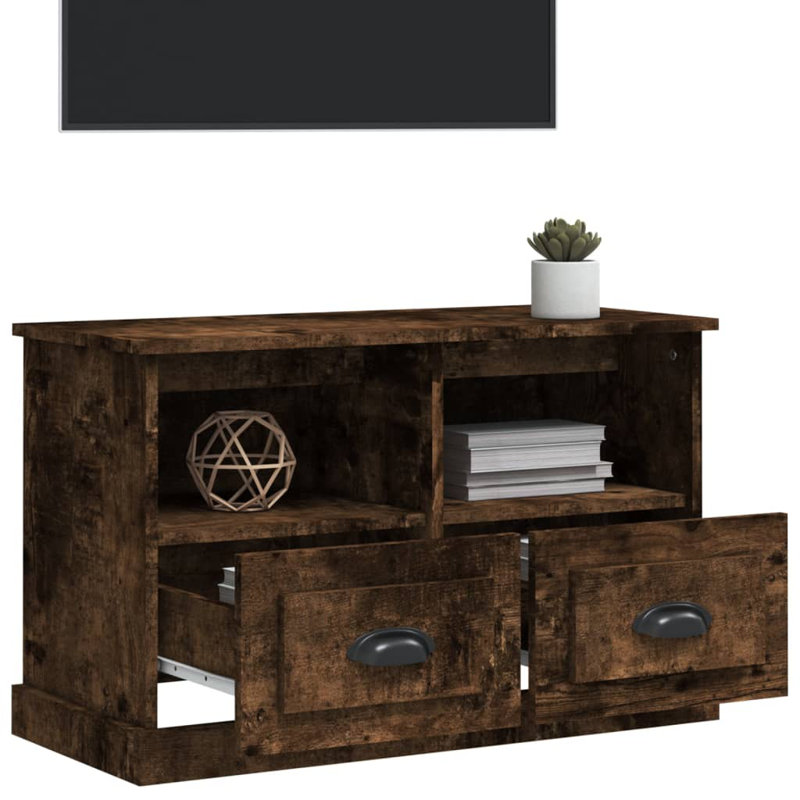 Lillyn TV Stand for TVs up to 32", Smoked Oak