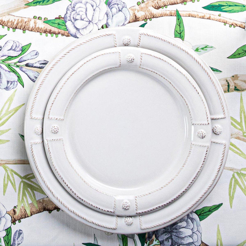 Berry & Thread French Panel Dinner Plate, Whitewash