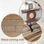 Console 53,2 po moderne minimaliste en bois