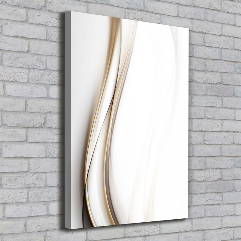 Wave Abstraction - Wrapped Canvas Print