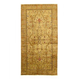 Hand Woven Cotton and Wool Oriental Area Rug
