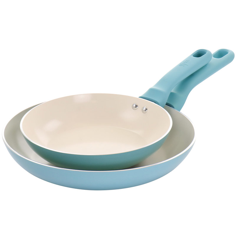 Ensemble de poêles 2 pièces Mowry Savory Safran, Menthe