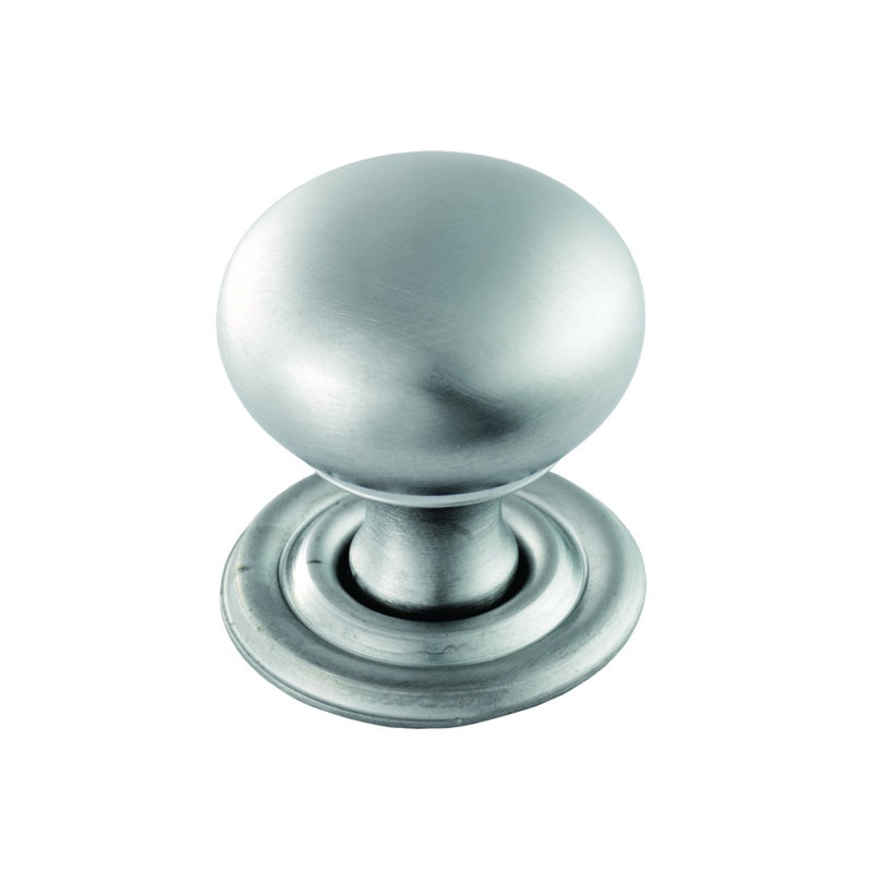 Hollow Victorian Knob, 3.8cm, Satin Chrome