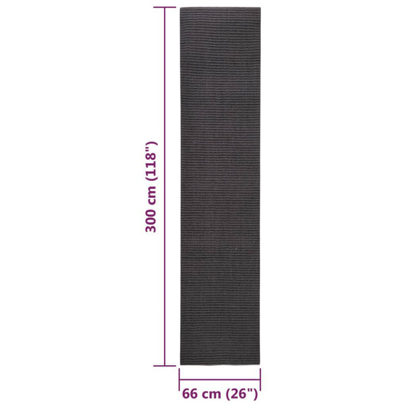 Machine Braided Area Rug, Runner 66 x 300cm