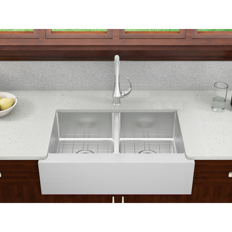 CMI Grand Pull Down Kitchen Faucet, Brushed Nickel