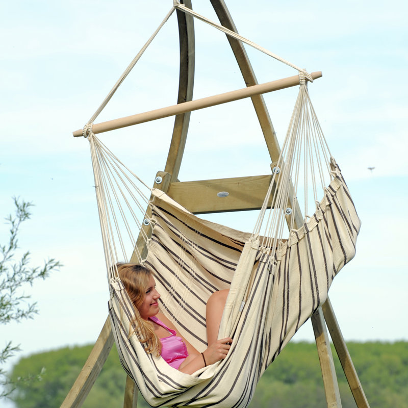 Atlas Wooden Hanging Chair Stand