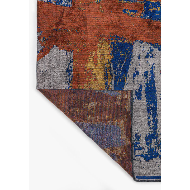 Peinture moderne en aérosol organique, Rectangle 6 pi 7 po x 8 pi 3 po