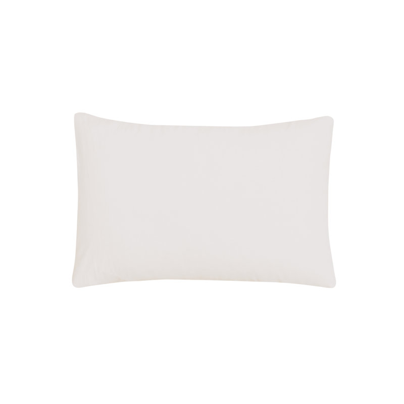 Eddye 100% Cotton Machine Woven Housewife Pillow Case, Natural
