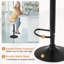 Upholstered Adjustable Height Bar Stool