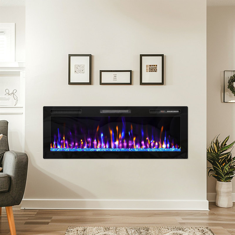 Foyer électrique Abrum, H 18,11 po x l 50 po x P 4,45 po