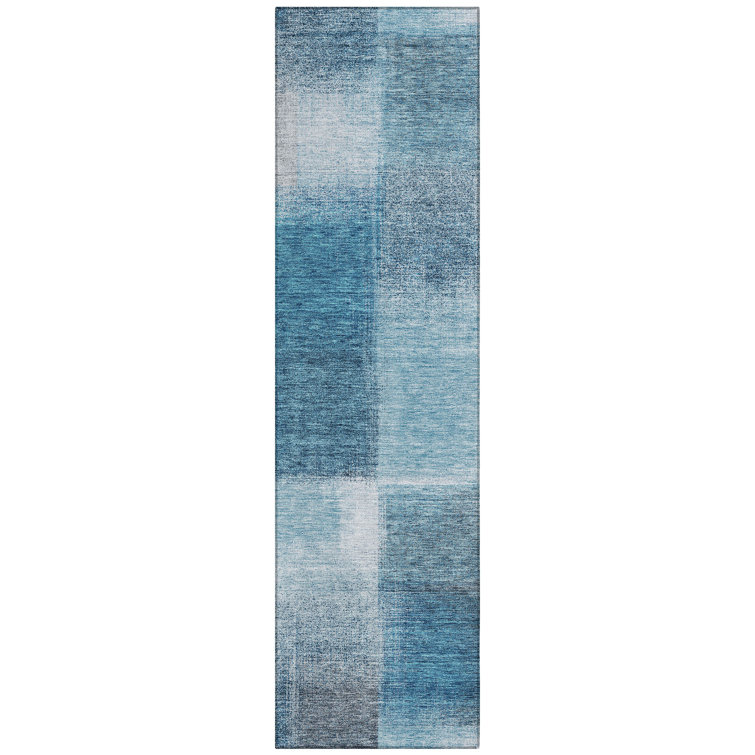 Neysa Washable Abstract Indoor / Outdoor Rug