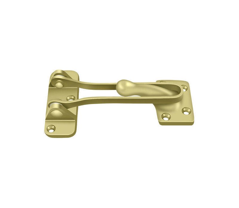Barrière de porte 4 po Deltana DG425U3; finition laiton brillant, Laiton poli