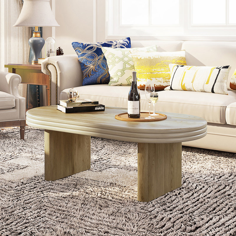 Table basse ovale de 47,24 po