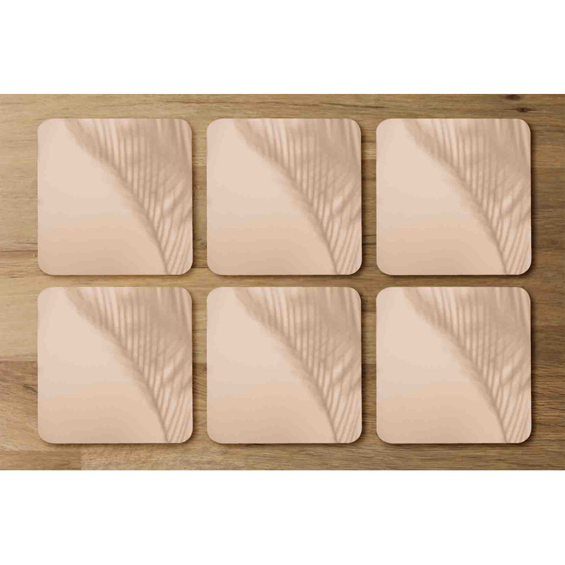 Yonker Square 6 Piece Coaster Set