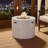 31" Round MGO Fire Pit with 40,000 BTU – Built-In Tank Space, No Assembly, Weather-Resistant Patio Heater-1494323522