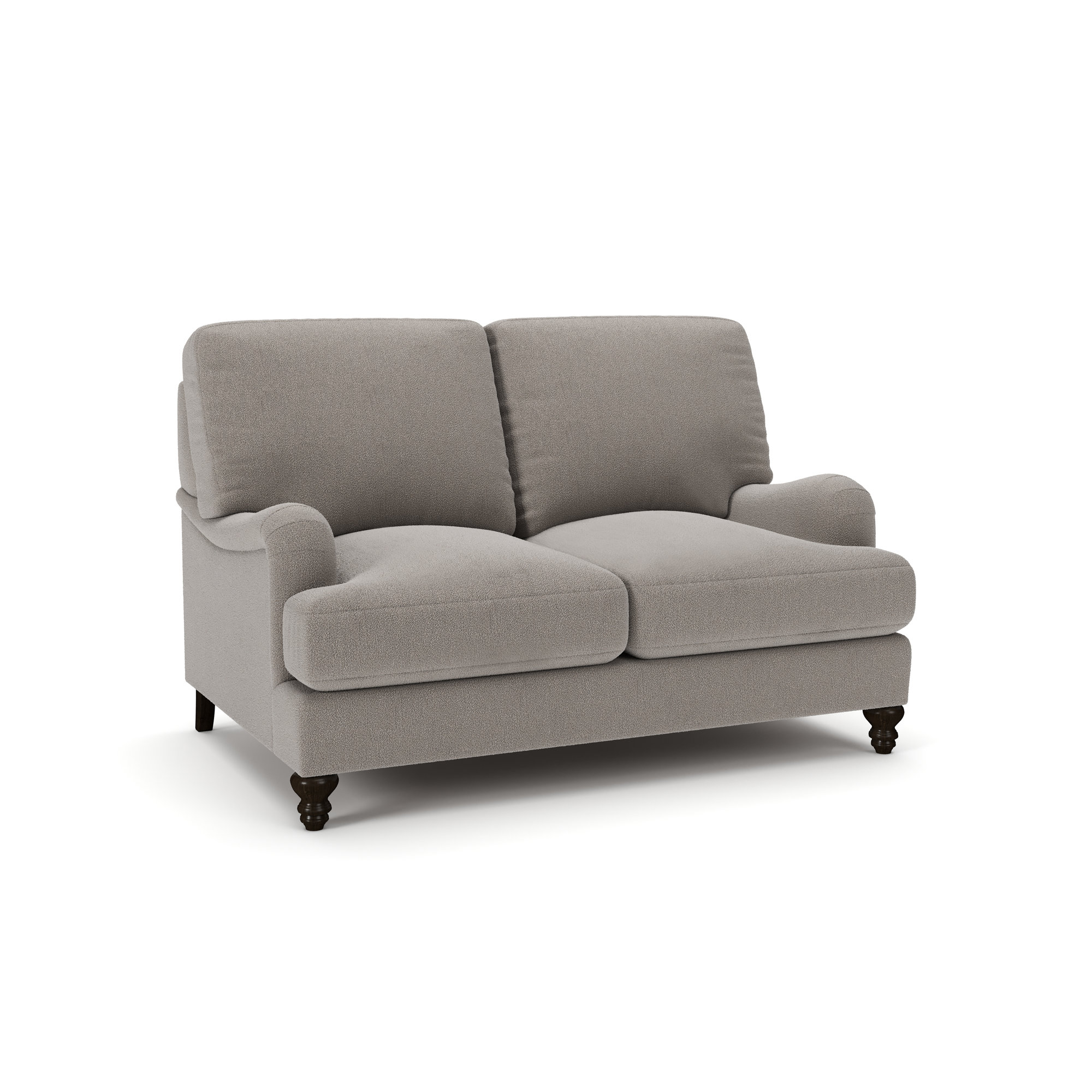 Walters 59'' Upholstered Loveseat, Apollo Pebble Boucle