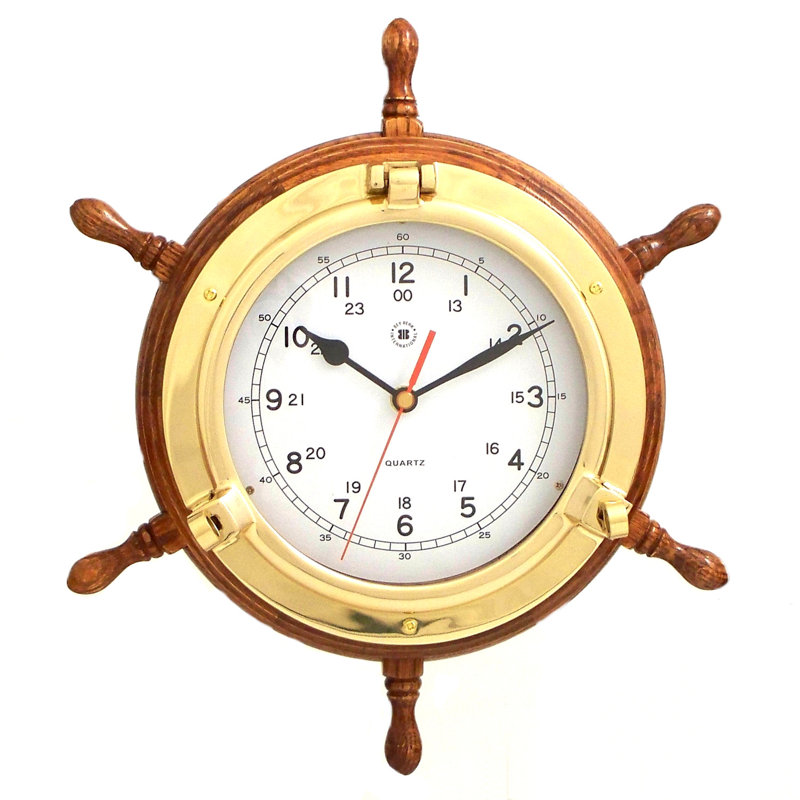 Driscoll Solid Wood Wall Clock