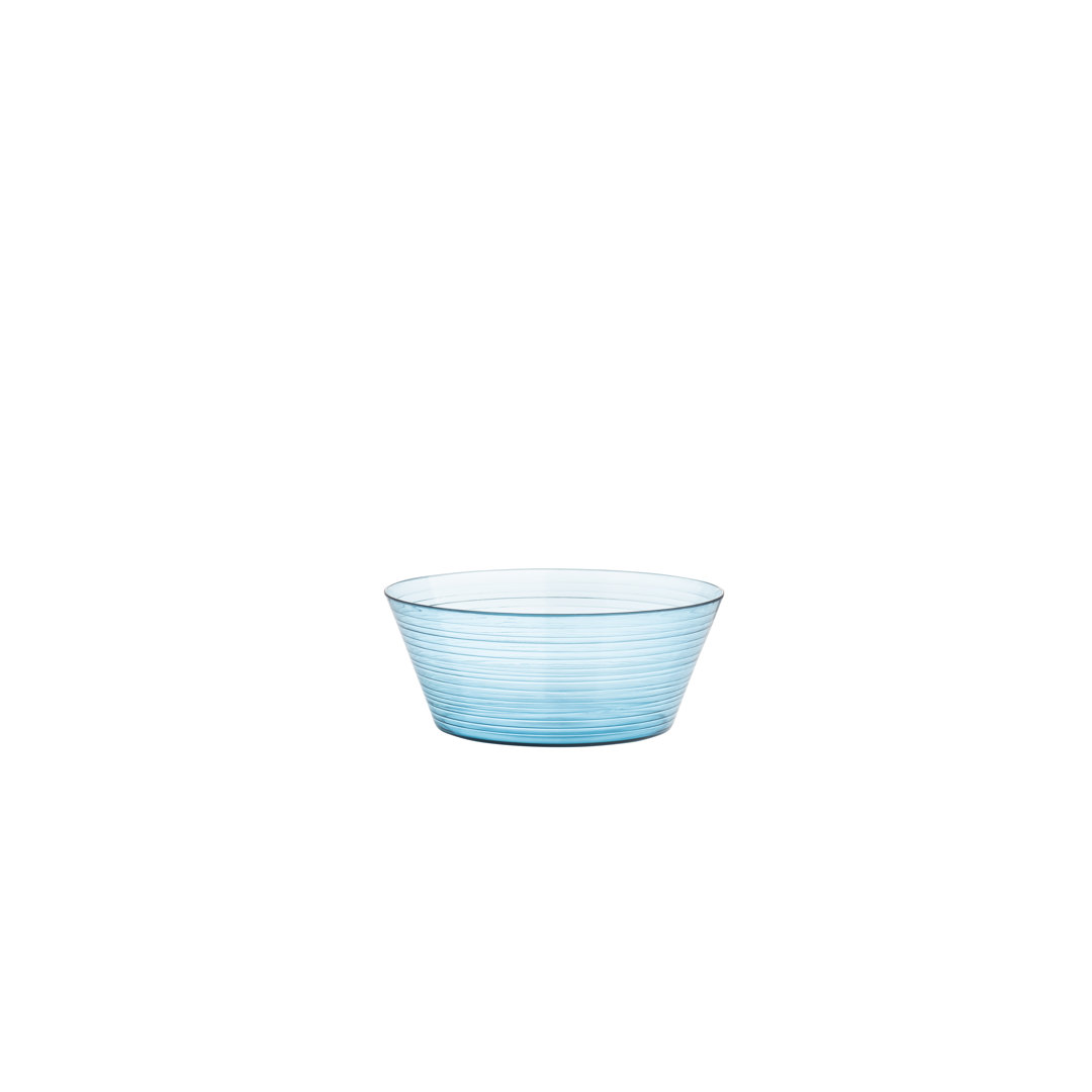 Blue Linear Salad/Fruit Bowl