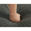 Canapé en velours avec repose-pieds 122 po-1256190891