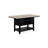 1Pc Counter Height Table With Storage Drawers Wine Rack Open Shelf  Finish Dining Room Wooden Furniture-624383733-624383732