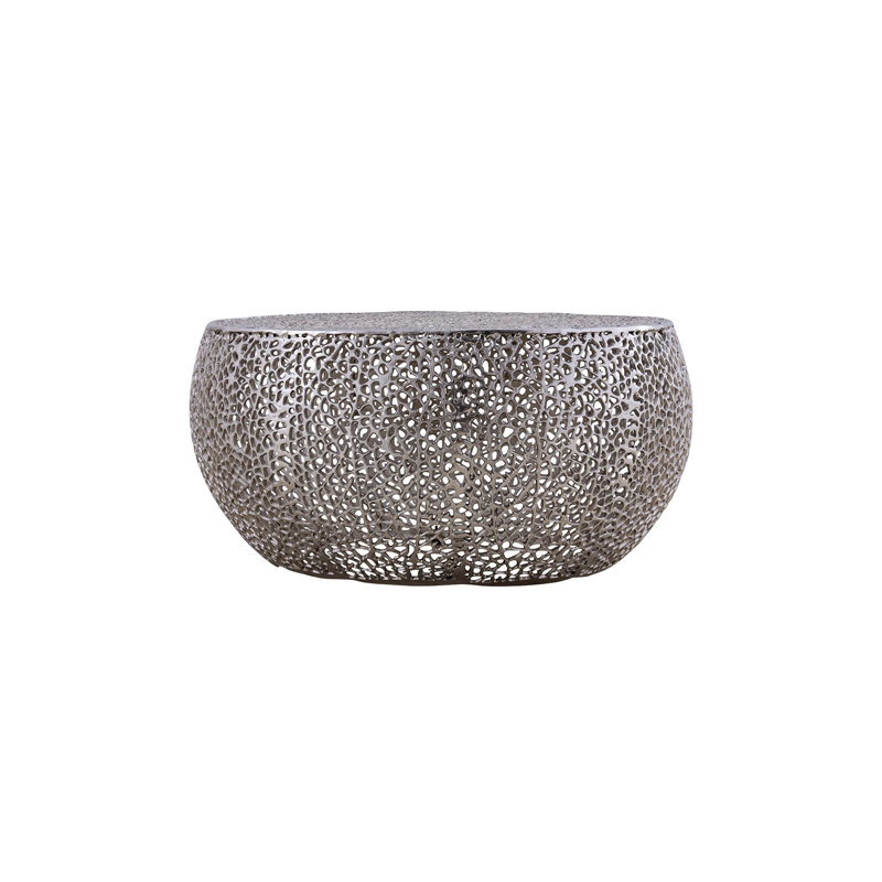 Herberth Single Coffee Table, Silver