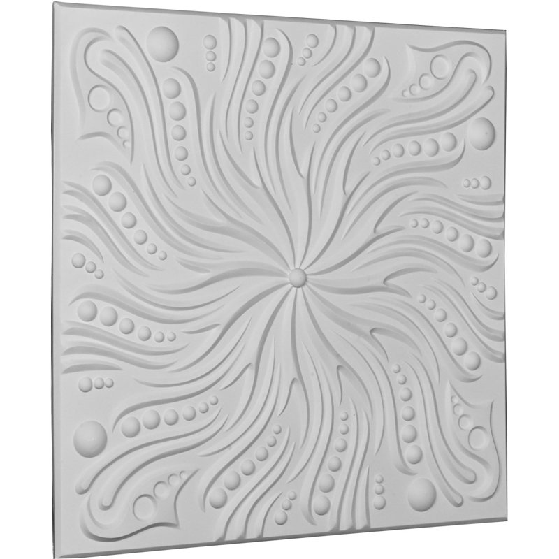Carreau de plafond h 24 po x l 24 po x p 5/8 po Swirl