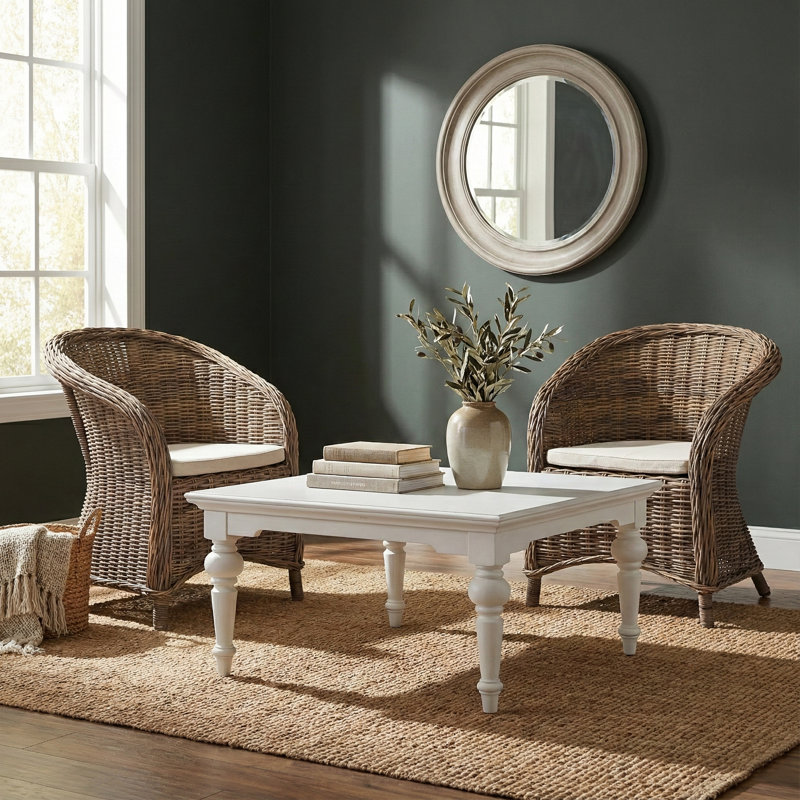 Fauteuil demi-tonneau l 26,77 po Magness