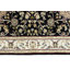 Tapis oriental floral en laine fait à la main Indo-Nain-93052674