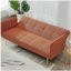 Canapé convertible en molleton de 70 pouces, futon convertible avec accoudoirs et dossier réglables, canapé moderne pour le salon et la chambre à coucher.-1936483705