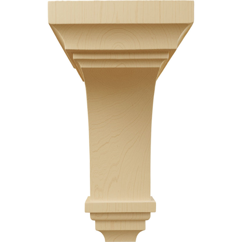 Support en bois / corbeau H 10 po x l 5 po x P 5,75 po, Aulne